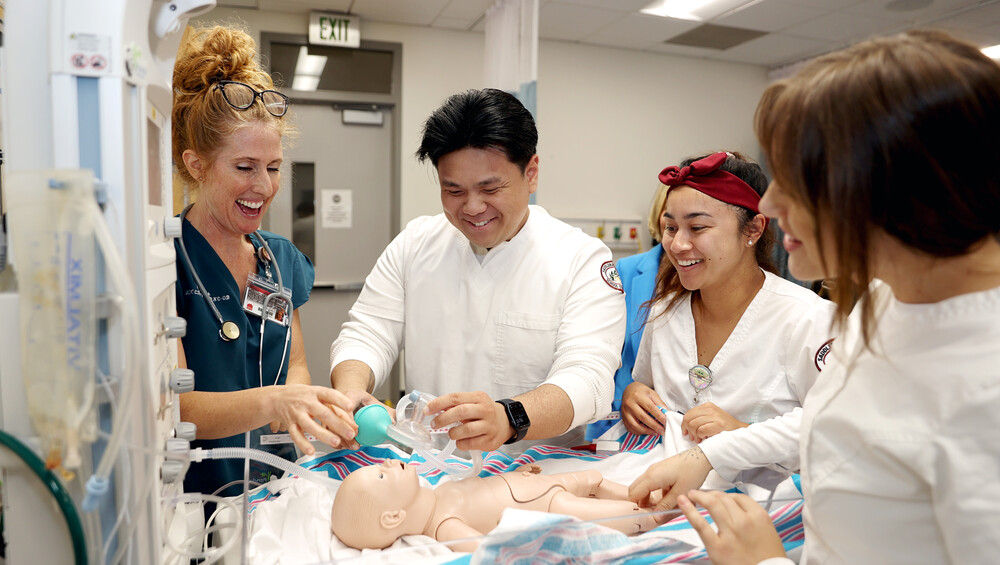medical students training