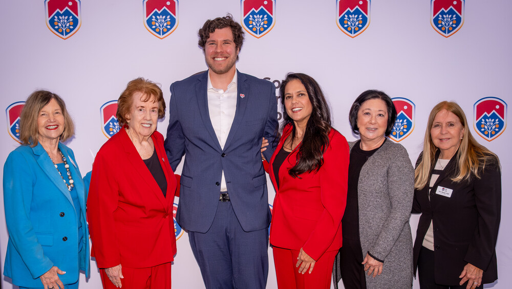 Board of trustees posing for photo