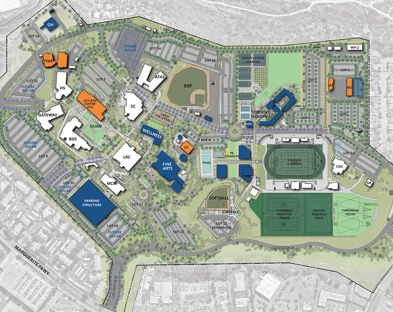 SC campus map with future recomendations