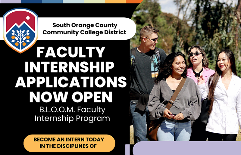 SOCCCD BLOOM Faculty Internship Application Now Open