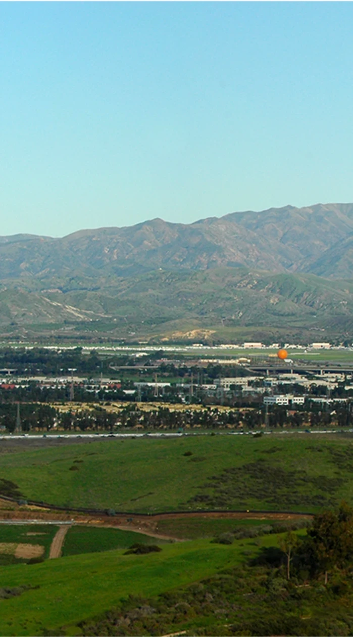landscape of saddleback mountains