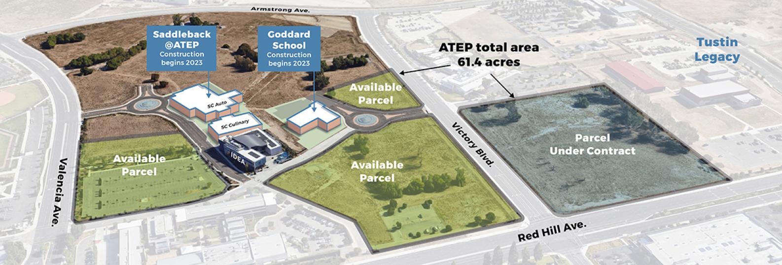 ATEP aerial photo with parcels