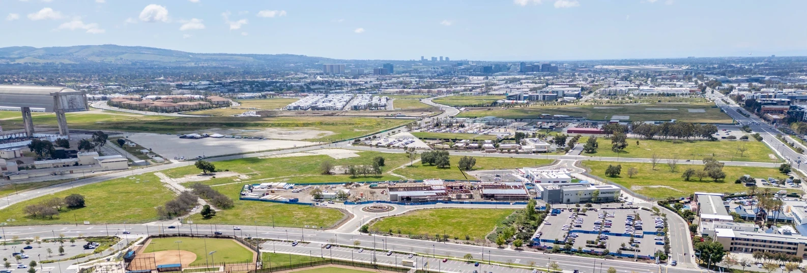 Aerial photo of ATEP in development