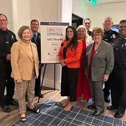 first responders dinner with trustees milchiker, prendergast, inmon, and chancellor barnes