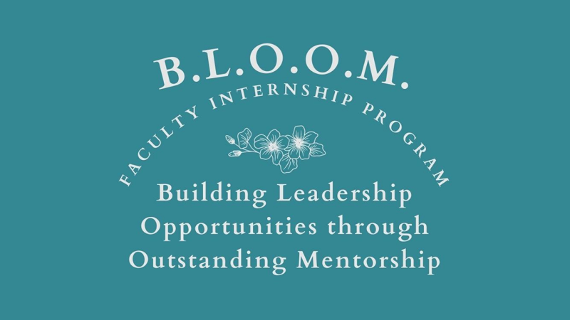 BLOOM faculty internship program: building leadership opportunities through outstanding mentorship
