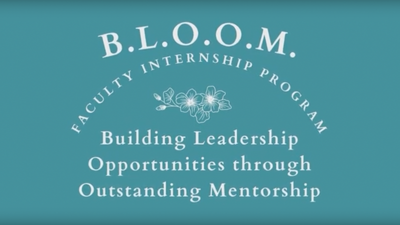 BLOOM Facilty Internship Program