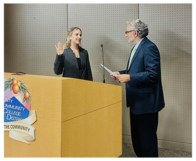 Katelyn Hidde swearing in