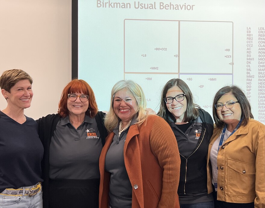 group of women at a workshop