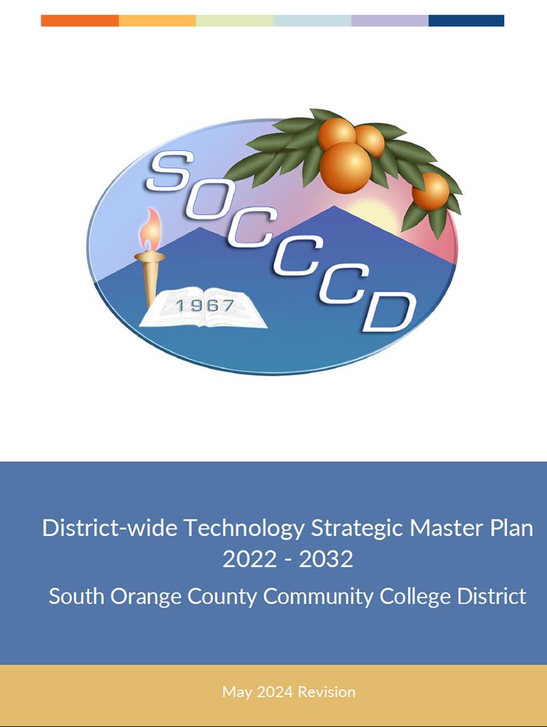 Cover for the District wide Technology Master Plan May 2024 revise