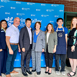 staff and admin at IVC met with rep Dave Min